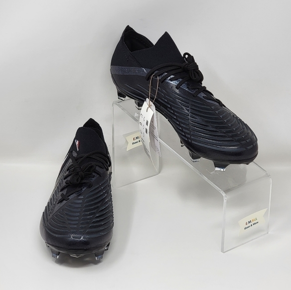 Adidas Predator Edge.1 LF Men\'s Size 4.5 Black White Soccer Cleats GV7391 New main image 9